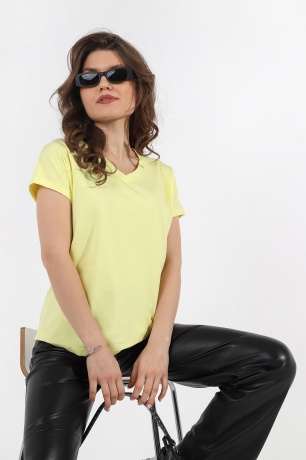Футболка женская Базис-6 лимонный