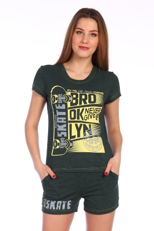 Костюм женский Скейт хаки