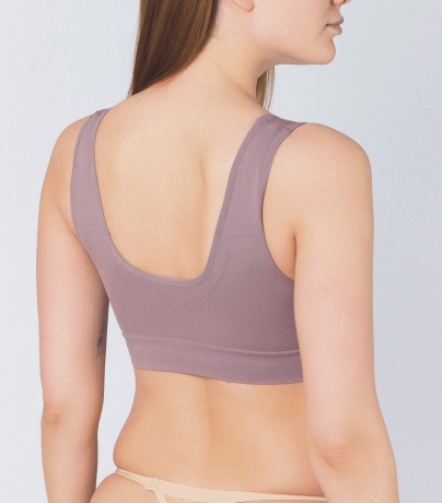 Топ "Классика" с вкладышем, слива