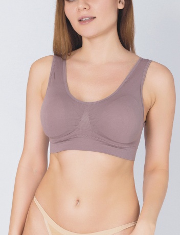 Топ "Классика" с вкладышем, слива