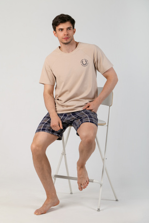 Костюм мужской Бонд-3 бежевый