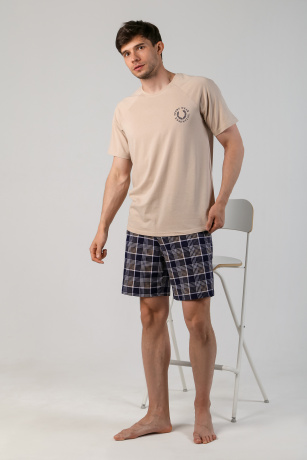 Костюм мужской Бонд-3 бежевый