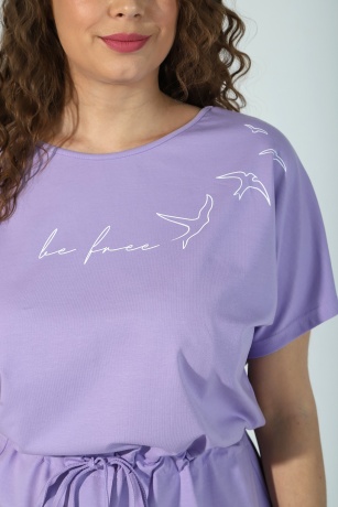 Платье женское Джаззи-1 сиреневый