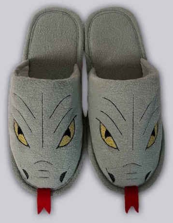 Детские флисовые тапочки "Змеи"