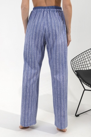 Брюки женские Полоса-1 синий