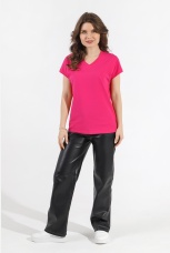 Футболка женская Базис-6 малиновый