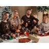 Новогодняя пижама для мальчика family look Твикс-2