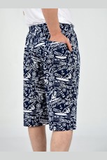 Мужские шорты удлиненные с надписями