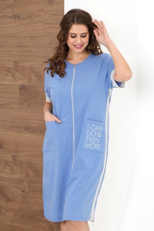 Халат женский Брауни, голубой