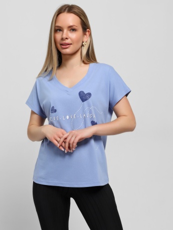 Футболка женская Чиа-3 голубой