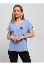 Футболка женская Чиа-3 голубой