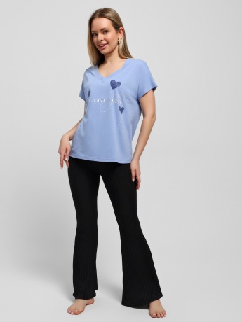 Футболка женская Чиа-3 голубой