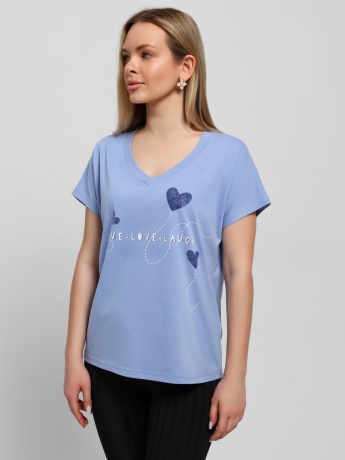 Футболка женская Чиа-3 голубой