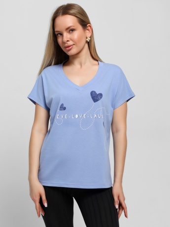 Футболка женская Чиа-3 голубой