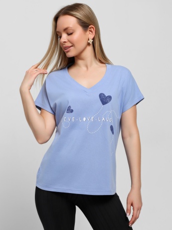 Футболка женская Чиа-3 голубой