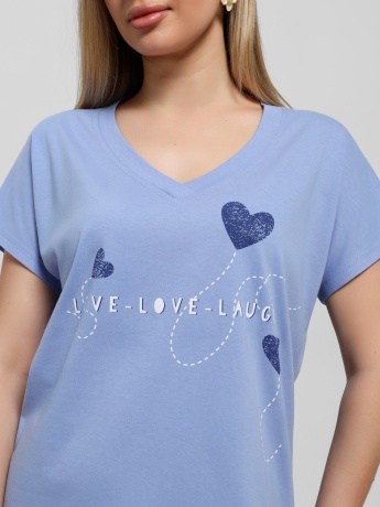 Футболка женская Чиа-3 голубой