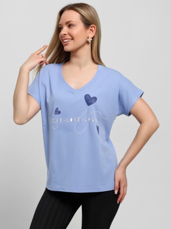 Футболка женская Чиа-3 голубой