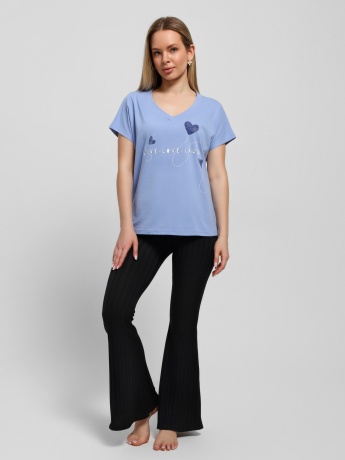 Футболка женская Чиа-3 голубой