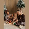 Новогодняя женская пижама family look Твикс-3