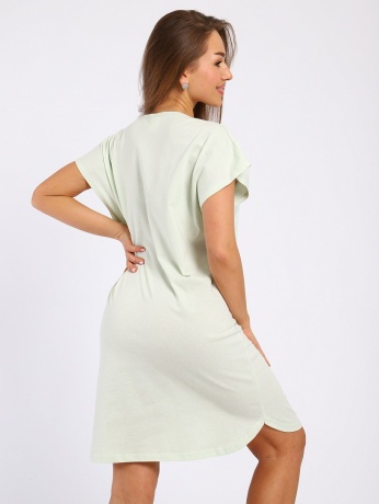 Сорочка женская светло-зеленая с надписью