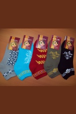 Женские укороченные полушерстяные носки 1751