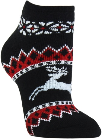 Женские укороченные полушерстяные носки 1751