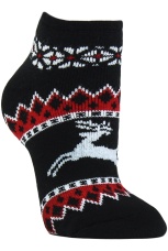 Женские укороченные полушерстяные носки 1751