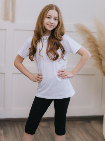 Бриджи для девочки черные (рост 134-164)