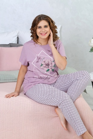 Женская пижама Ромбики-2