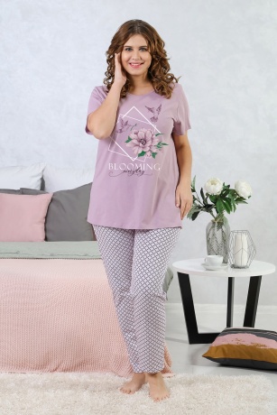 Женская пижама Ромбики-2