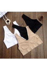 Топ-бра без вкладыша, бежевый