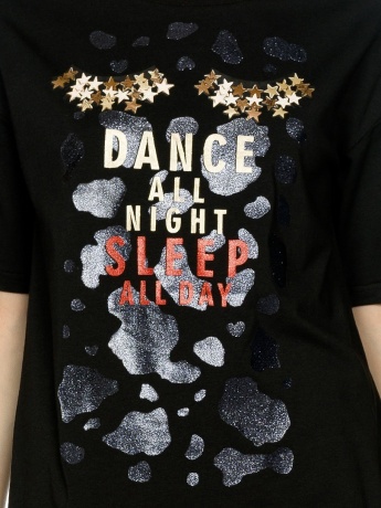 Женский комплект черный "Танцуй всю ночь"
