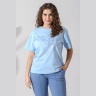 Футболка женская Вавилон-4 голубой