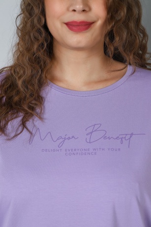 Футболка женская Клио сиреневый