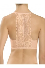 Майка-топ для женщин с кружевной спинкой(бежевый)