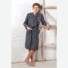 Детский махровый халат для бассейна Овер-5 (темно-серый)