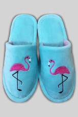 Женские тапочки велюр &quot;Фламинго&quot;
