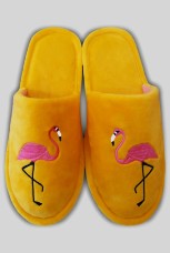 Женские тапочки велюр &quot;Фламинго&quot;