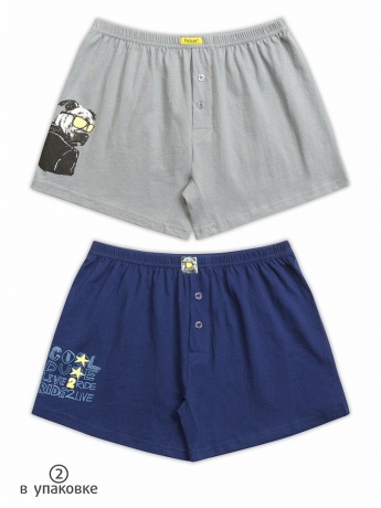 Трусы для мальчиков с собакой и надписью (2 штук)