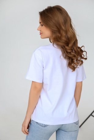 Футболка женская Базис белый