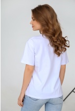 Футболка женская Базис белый