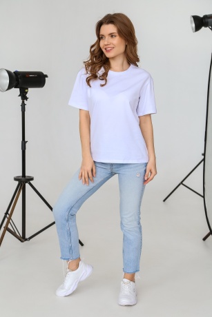 Футболка женская Базис белый