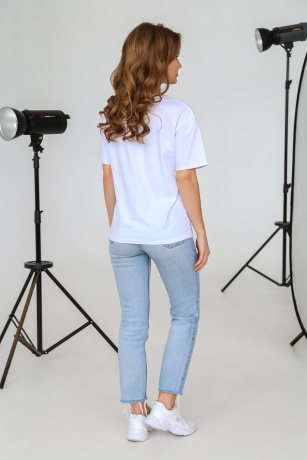 Футболка женская Базис белый