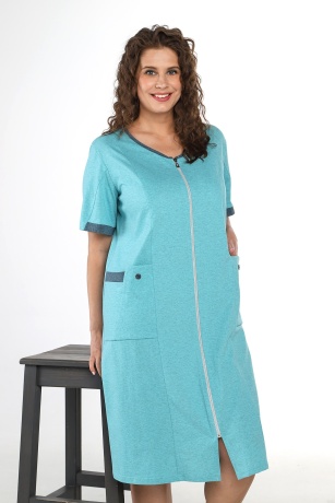Халат женский Харизма-1 бирюзовый