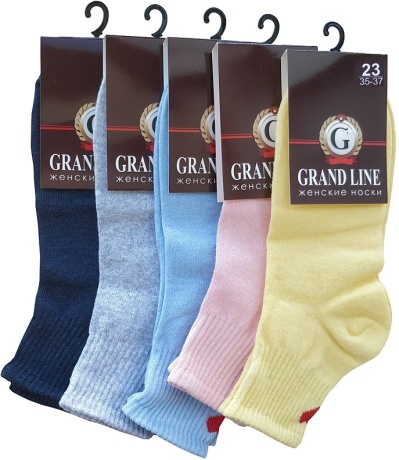 Носки женские ЖК-14 (сердце) ассорти