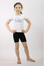 Бриджи детские черные короткие (92-122)