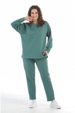 Костюм женский Аккорд зеленый