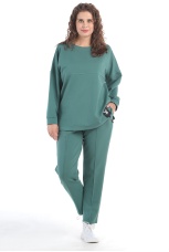 Костюм женский Аккорд зеленый