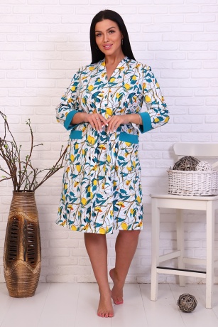 Пеньюар женский (халат и сорочка) мурена