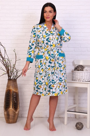 Пеньюар женский (халат и сорочка) мурена